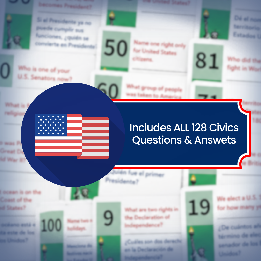 2026 USA Citizenship Flash Cards