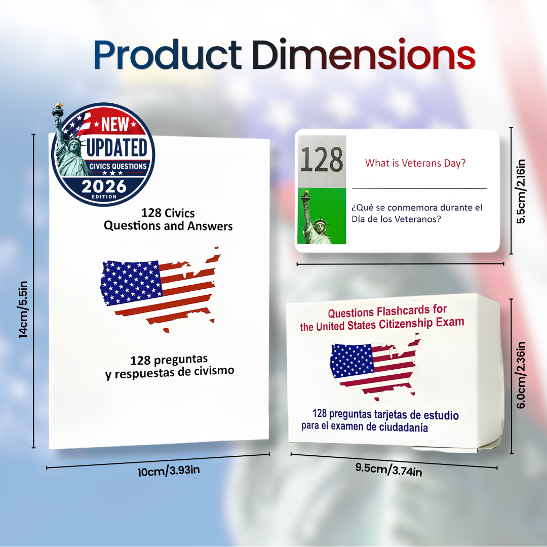 2026 USA Citizenship Flash Cards