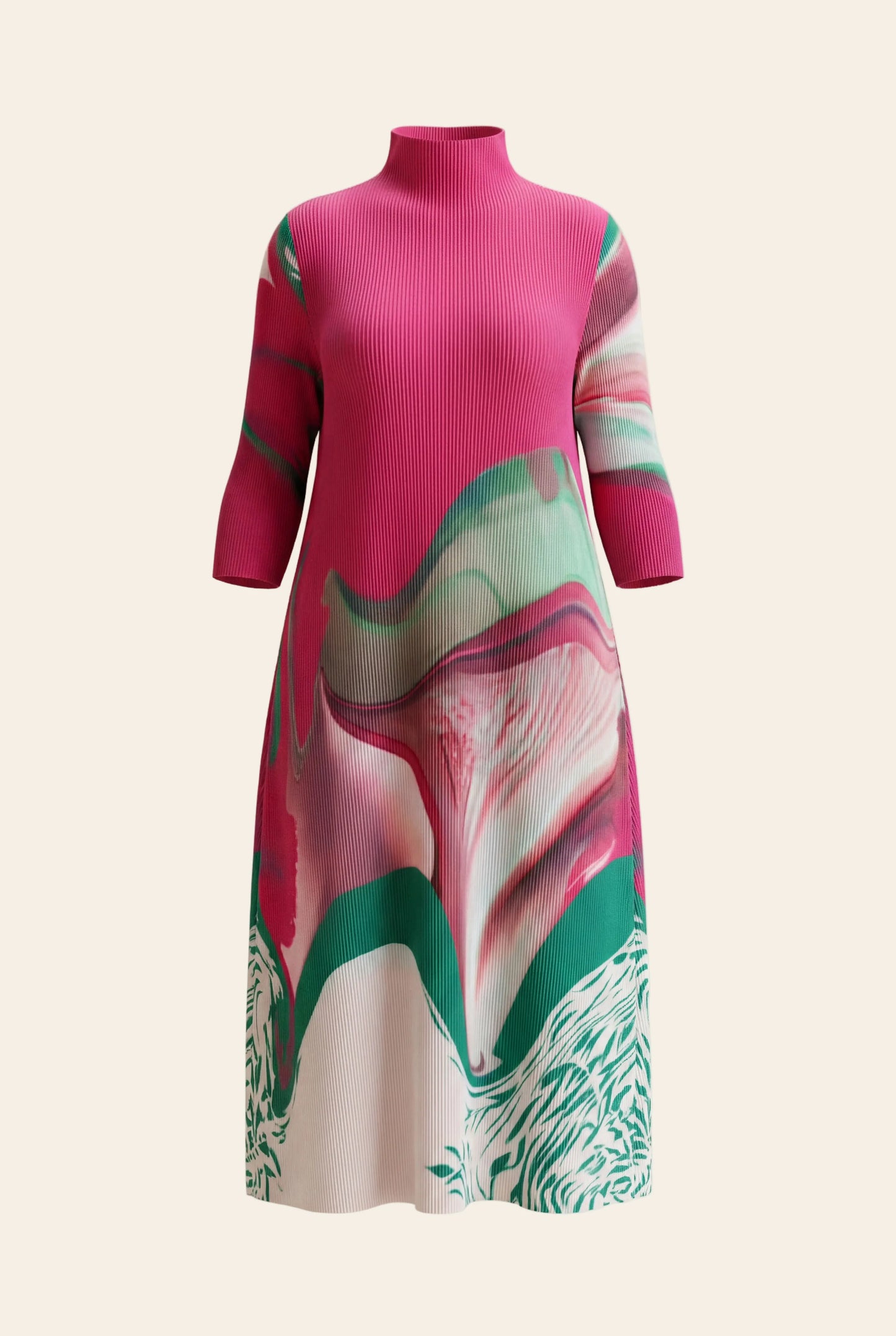 alora bouncy bodycon dress - dream marble