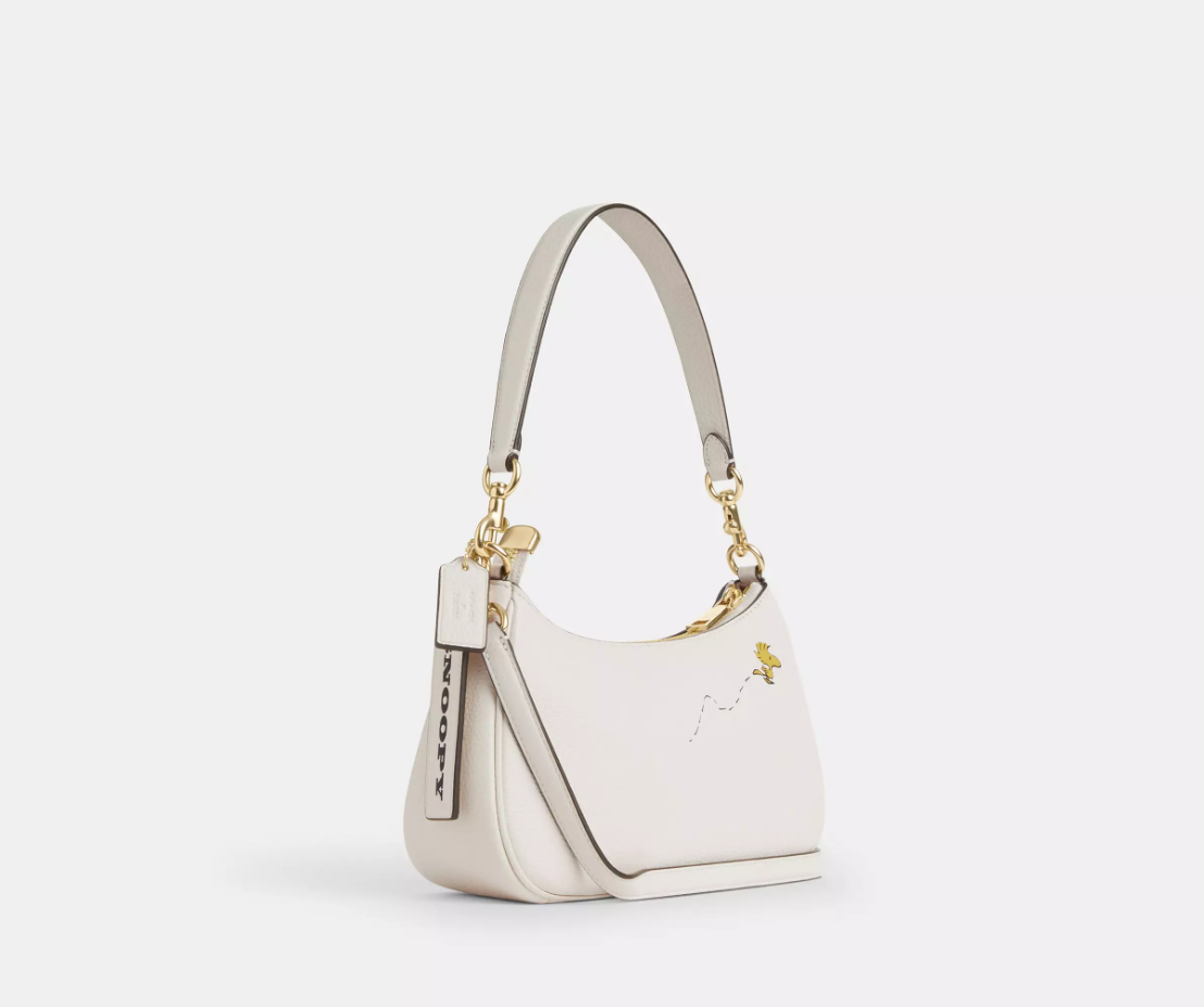 Peanuts Teri Shoulder Bag With Snoopy