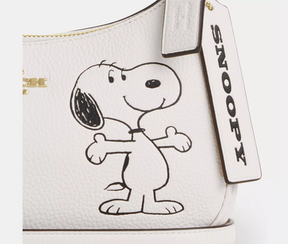Peanuts Teri Shoulder Bag With Snoopy